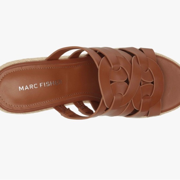 NWT! MARC FISHER Cazzie wedge women’s espadrille sandal. Size 8. - Picture 4 of 7